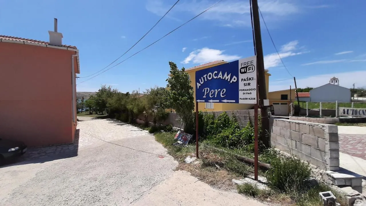 Camp Pere Hotel Pag Town Campsite